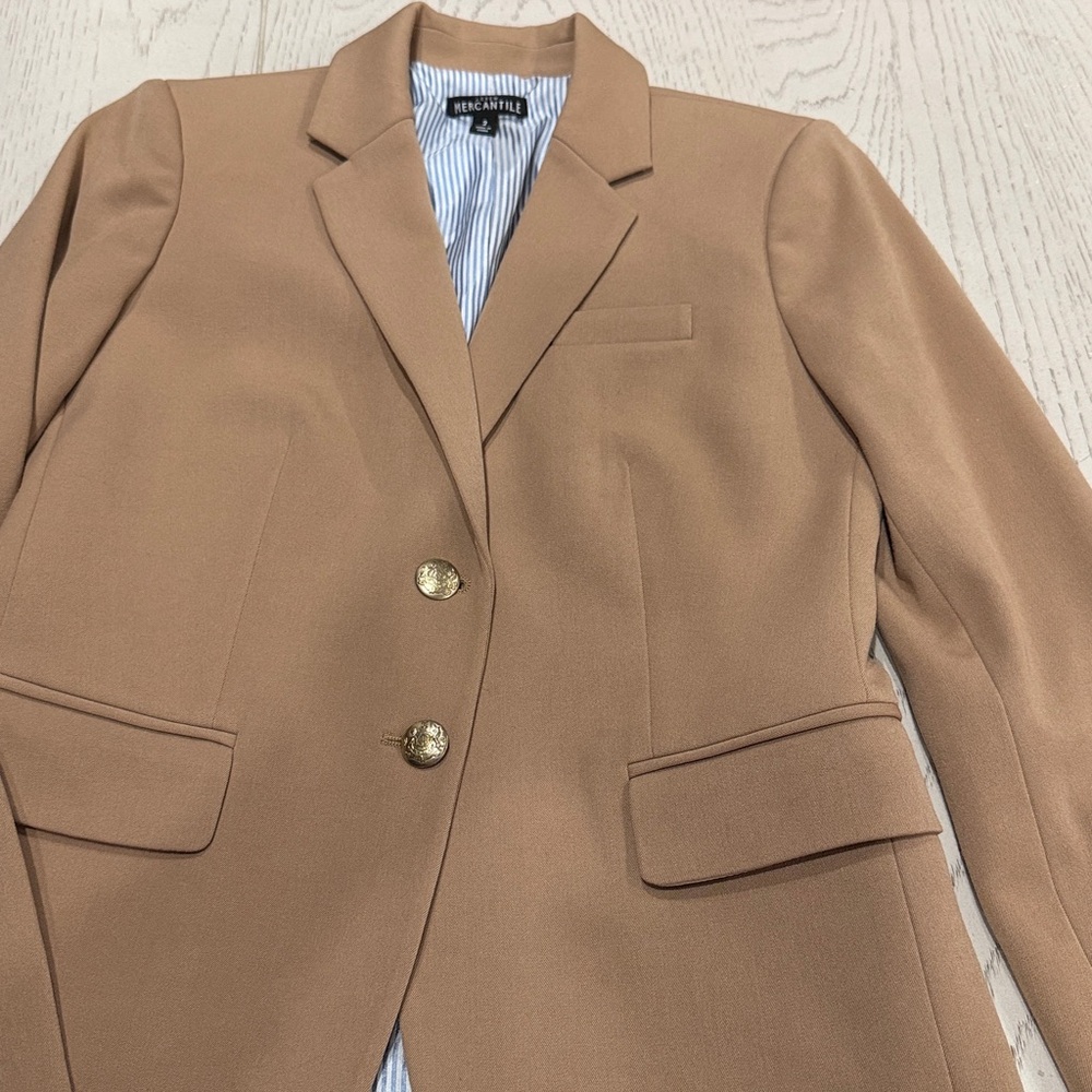 Women's tan J. Crew Blazer